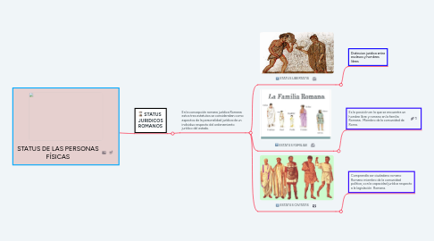 Mind Map: STATUS DE LAS PERSONAS FÍSICAS