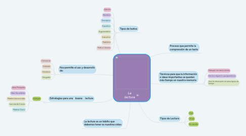 Mind Map: La lectura