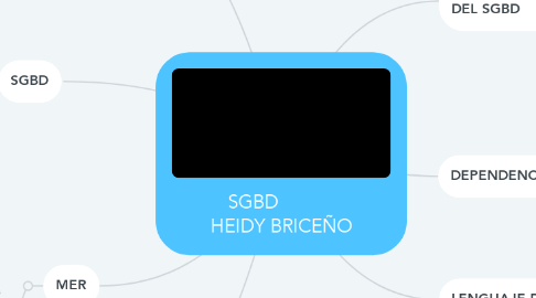 Mind Map: SGBD            HEIDY BRICEÑO