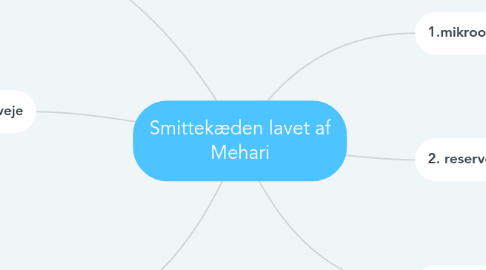 Mind Map: Smittekæden lavet af Mehari