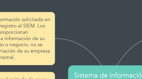 Mind Map: Sistema de Información Empresarial Mexicano