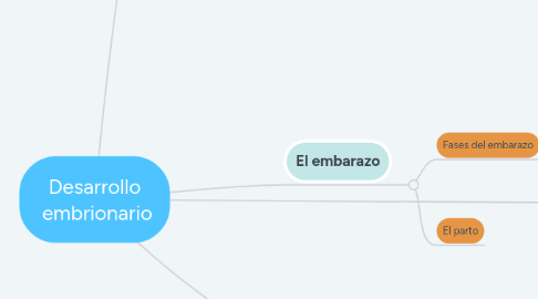 Mind Map: Desarrollo embrionario