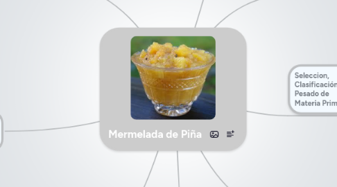 Mind Map: Mermelada de Piña