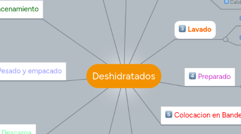 Mind Map: Deshidratados