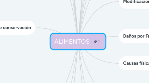 Mind Map: ALIMENTOS