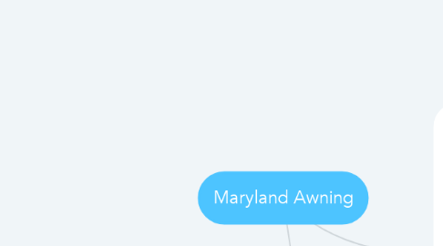 Mind Map: Maryland Awning