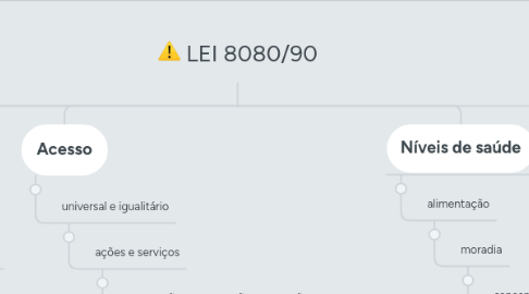 Mind Map: LEI 8080/90