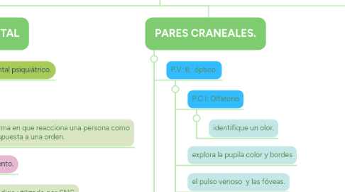 Mind Map: EXPLORACIÓN NEUROLÓGICA