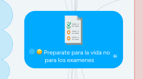 Mind Map: Preparate para la vida no para los examenes