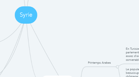 Mind Map: Syrie