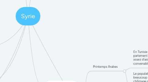 Mind Map: Syrie