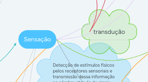 Mind Map: Sensação