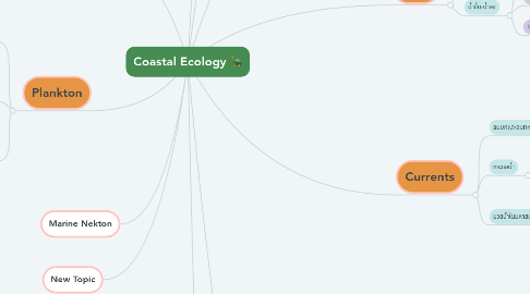 Mind Map: Coastal Ecology 🐢