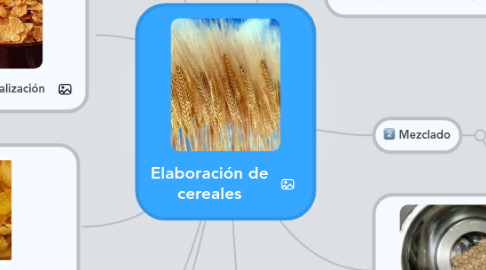 Mind Map: Elaboración de cereales