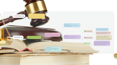 Mind Map: The law