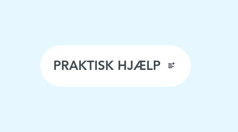 Mind Map: PRAKTISK HJÆLP