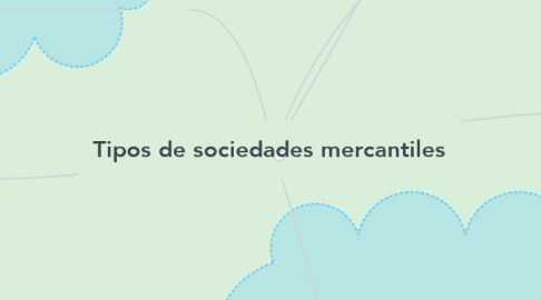 Mind Map: Tipos de sociedades mercantiles