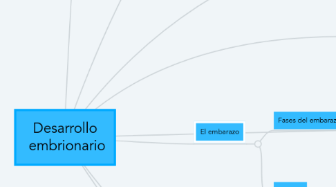 Mind Map: Desarrollo  embrionario