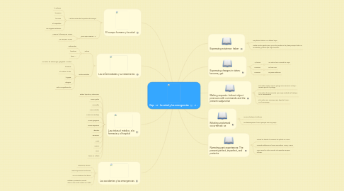 Mind Map: Cap. 12 - La salud y las emergencias