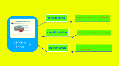 Mind Map: cervello trino