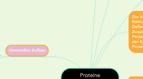 Mind Map: Proteine (Josi,Dshamila,Lotta)