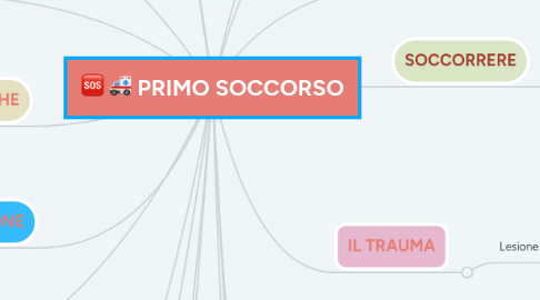 Mind Map: PRIMO SOCCORSO