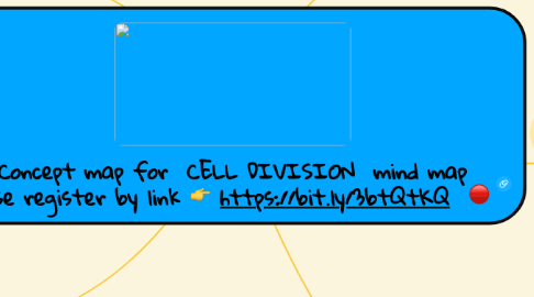 Mind Map: 🥇Concept map for  CELL DIVISION  mind map Please register by link 👉 https://bit.ly/3btQtKQ  🔴