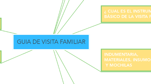 Mind Map: GUIA DE VISITA FAMILIAR