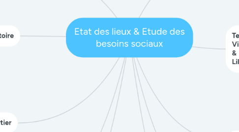 Mind Map: Etat des lieux & Etude des besoins sociaux