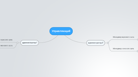 Mind Map: Управляющий