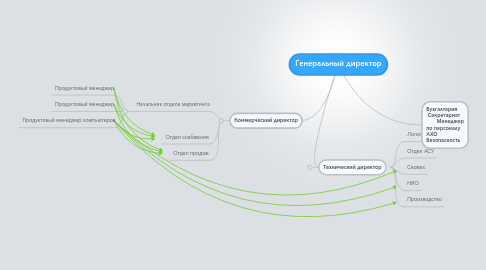 Mind Map: Генеральный директор