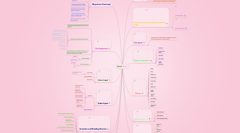 Mind Map: Input