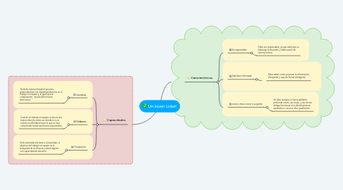 Mind Map: Un buen Lider!