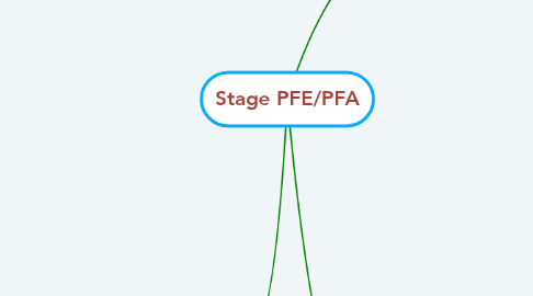 Mind Map: Stage PFE/PFA