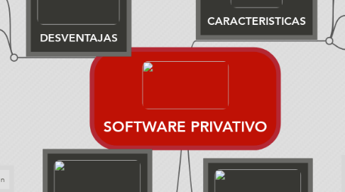 Mind Map: SOFTWARE PRIVATIVO