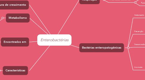 Mind Map: Enterobactérias