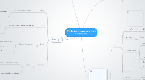 Mind Map: Life Skills Programme (LSP) Coursework