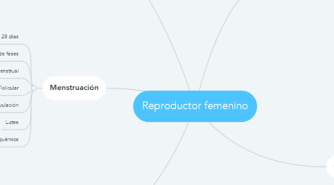 Mind Map: Reproductor femenino