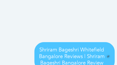 Mind Map: Shriram Bageshri Whitefield Bangalore Reviews | Shriram Bageshri Bangalore Review