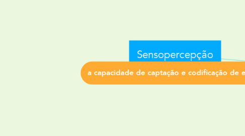 Mind Map: Sensopercepção