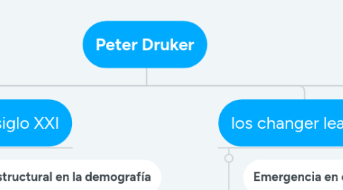 Mind Map: Peter Druker