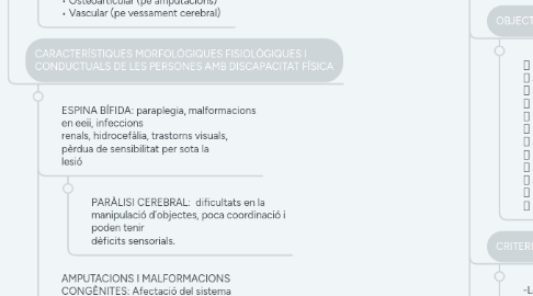 Mind Map: INCLUSIÓ DE PERSONES AMB DISCAPACITAT A TRAVÉS DE L'ESPORT