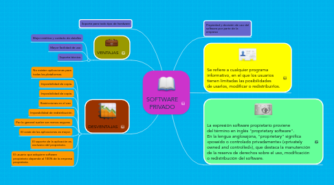 Mind Map: SOFTWARE PRIVADO