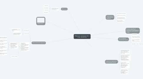 Mind Map: Маркетинг на внутренних и внешних рынках