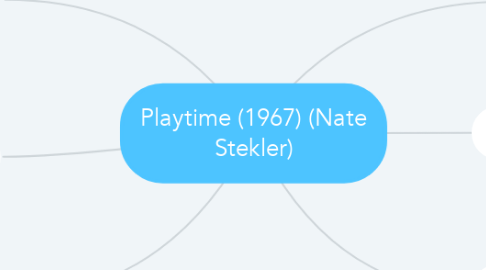 Mind Map: Playtime (1967) (Nate Stekler)