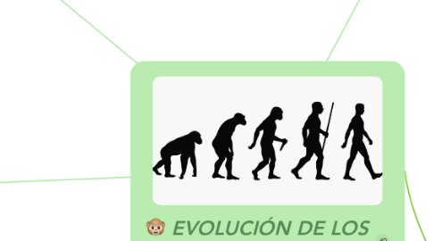 Mind Map: EVOLUCIÓN DE LOS SERES VIVOS