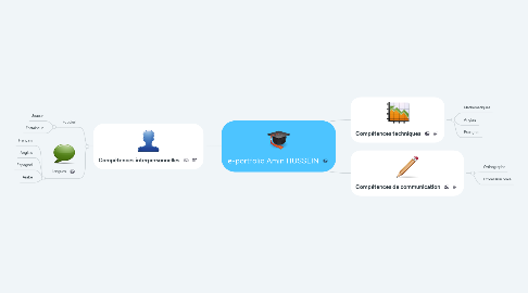 Mind Map: e-portfolio Amin HUSSEIN