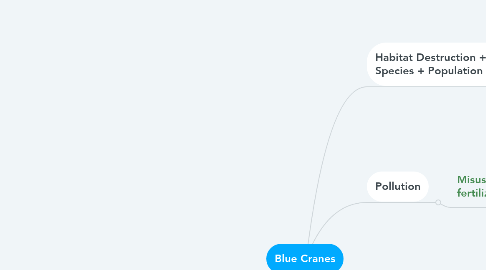 Mind Map: Blue Cranes
