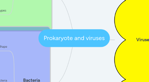 Mind Map: Prokaryote and viruses