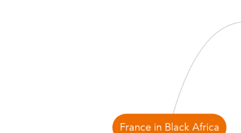 Mind Map: France in Black Africa